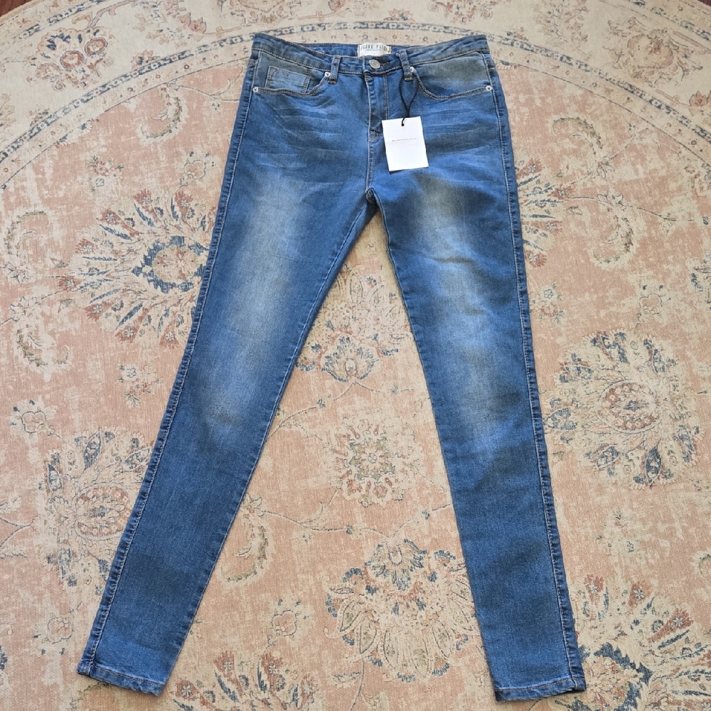 Blank Paige Denim Collection Classic Stretch Skinny Blue Jean 5 Pocket Small NEW